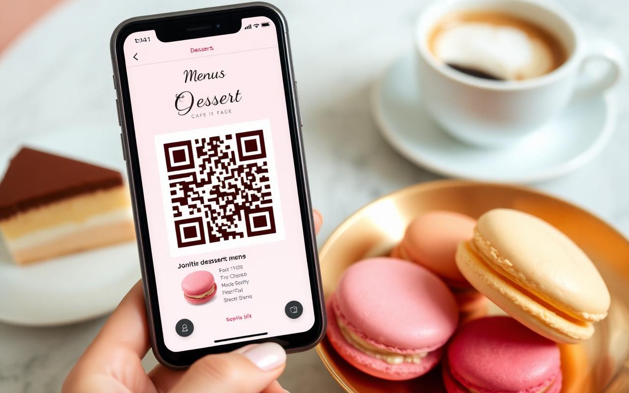 Dessert Patisserie — منيو QR لمحل حلويات